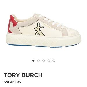 Tory Burch Lady Bug Court Leather Sneaker-7